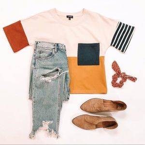 Super cute fall pocket tee